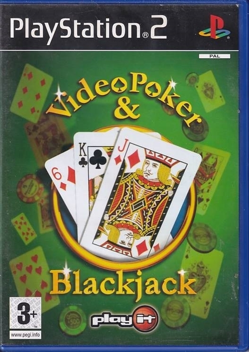 Video Poker and Blackjack - PS2 (B Grade) (Genbrug)
